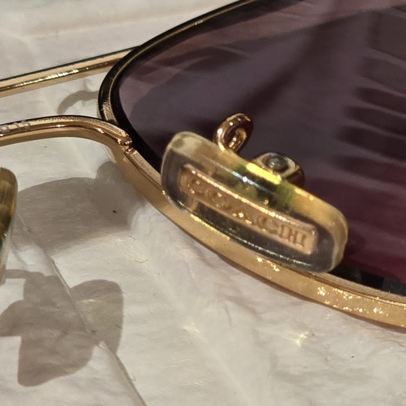 COACH Purple-Gold/Grey-Purple Gradient Sunglass - Picture 15 of 15